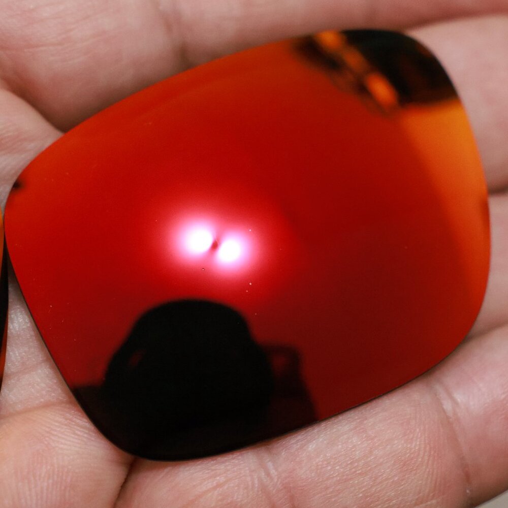 Oakley Holbrook Matte Black Prizm Grey Sunglasses+Red FiRE LEnses Polarized Reva - Picture 13 of 13